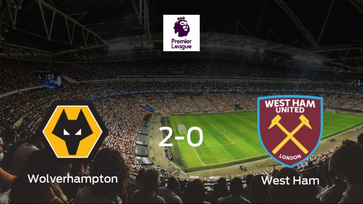 El Wolverhampton Wanderers suma tres puntos a su casillero tras ganar al West Ham (2-0)