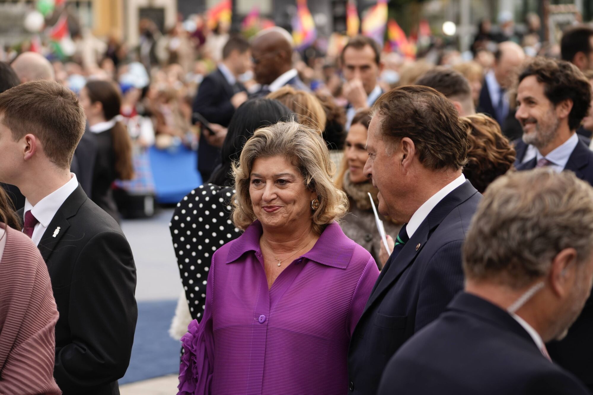 Así fue la llegada de los invitados a los premios "Princesa de Asturias" y su paso por la alfombra azul