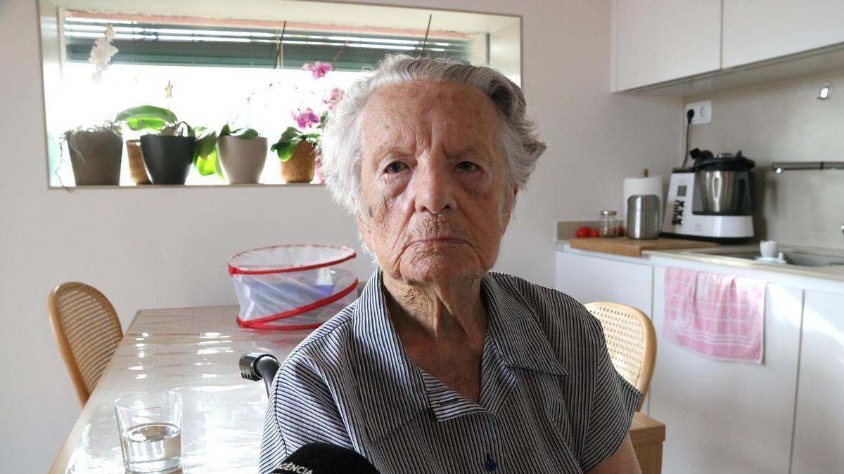 La persona més vella de Catalunya, Carme Noguera