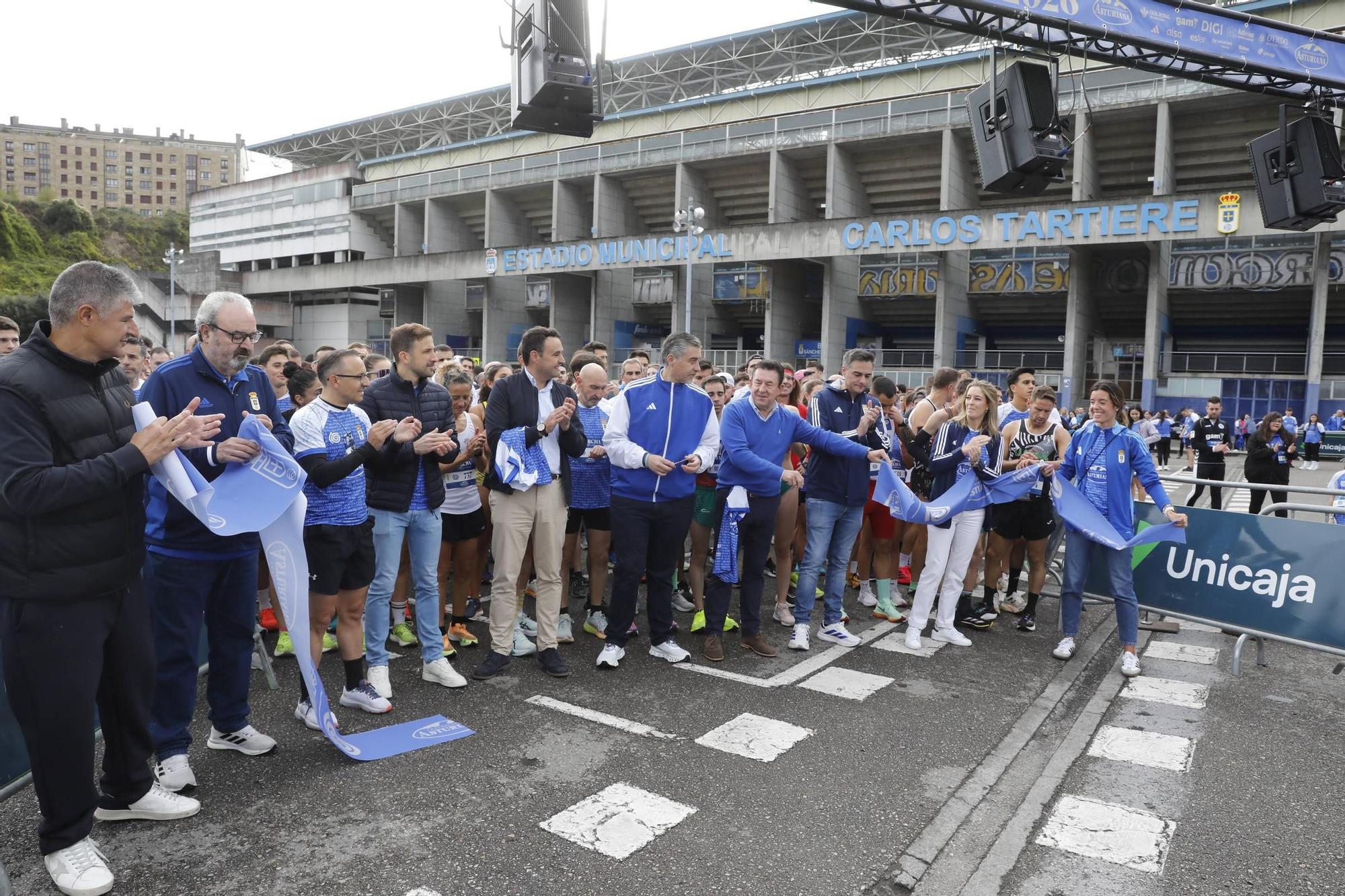 EN IMÁGENES: Así ha sido la carrera por el centenario del Real Oviedo