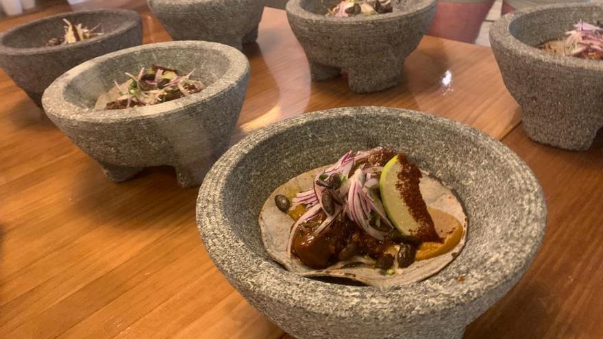 &#039;Taco Gras&#039;, el plato premiado del restaurante Nola Gras