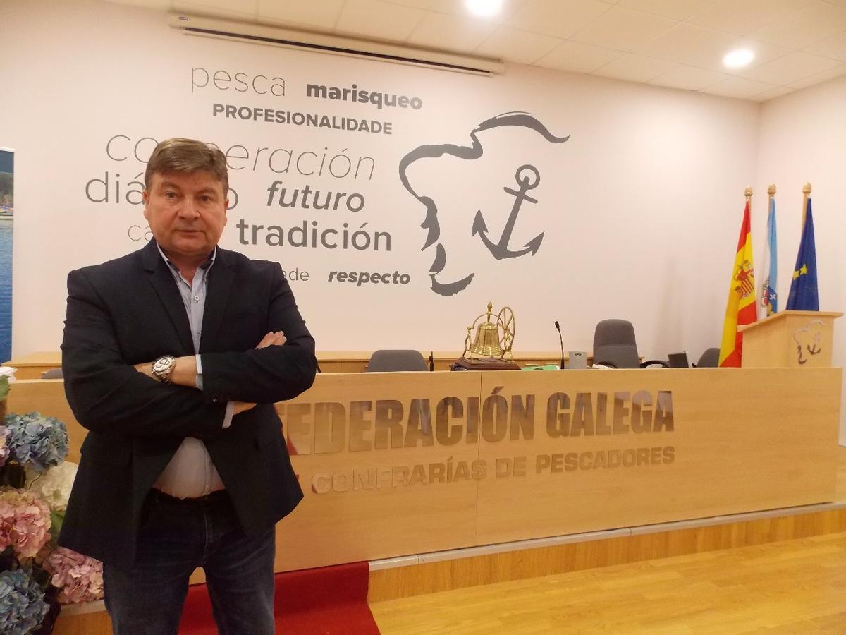 Jose Antonio Pérez Sieira, presidente de la Federación Galega de Confrarías