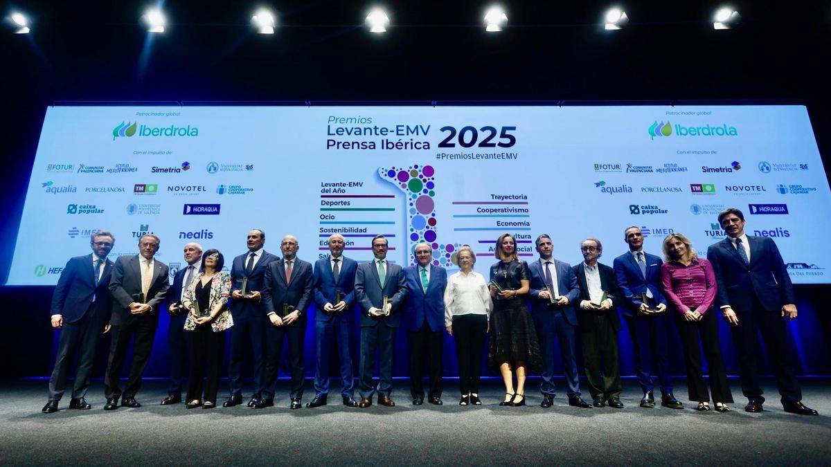 La gala de los Premios Levante 2025, en imágenes