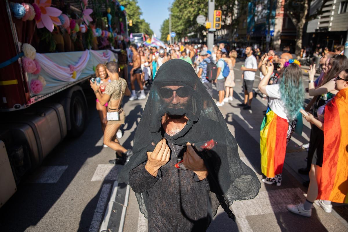 Manifestación del Día del Orgullo en Barcelona.