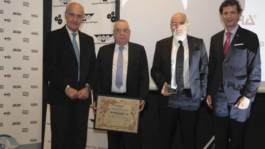 Lluís i Josep Ratera van ser guardonats pels 75 anys de la seva empresa