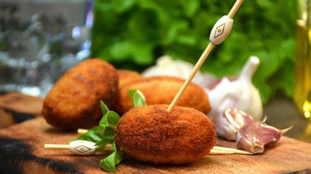 Receta de croquetas con jamón.