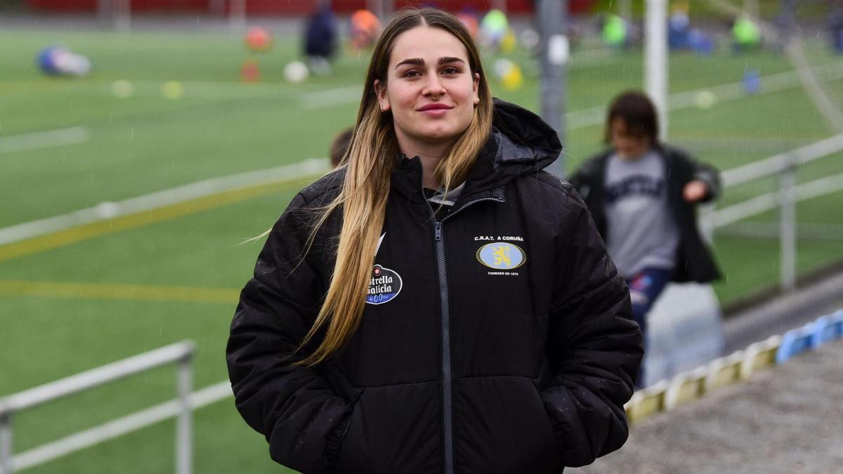 Maica Martí, en la Ciudad Deportiva Arsenio Iglesias.