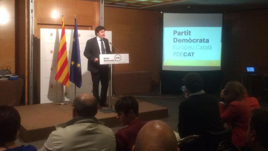 El president de la vegueria del PDECat a Girona, Pere Vila.