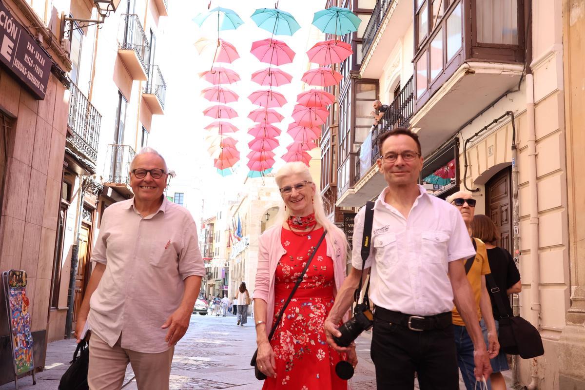 Petra y Hans Sieling alemanes ganadores de un concurso para visitar Zamora