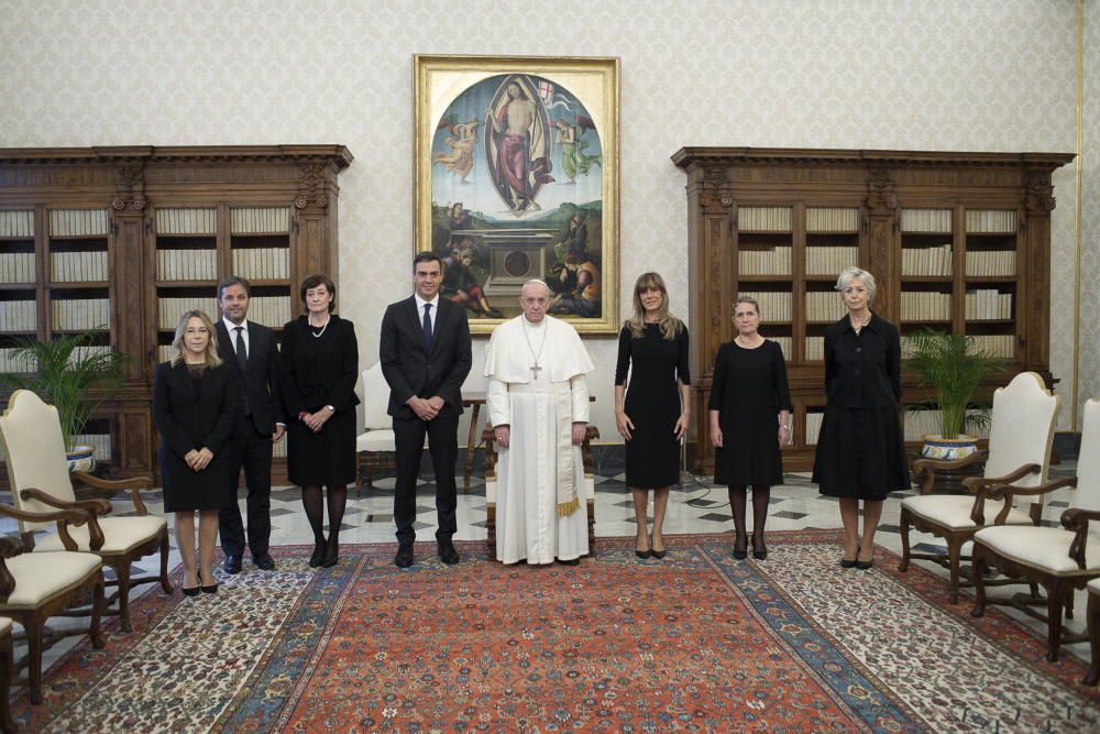 Visita de Pedro Sánchez al Vaticano