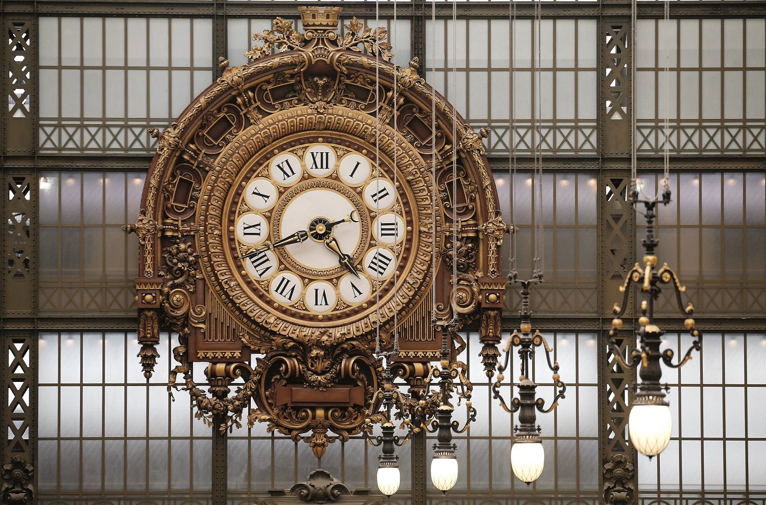 Reloj en el Museo de Orsay.