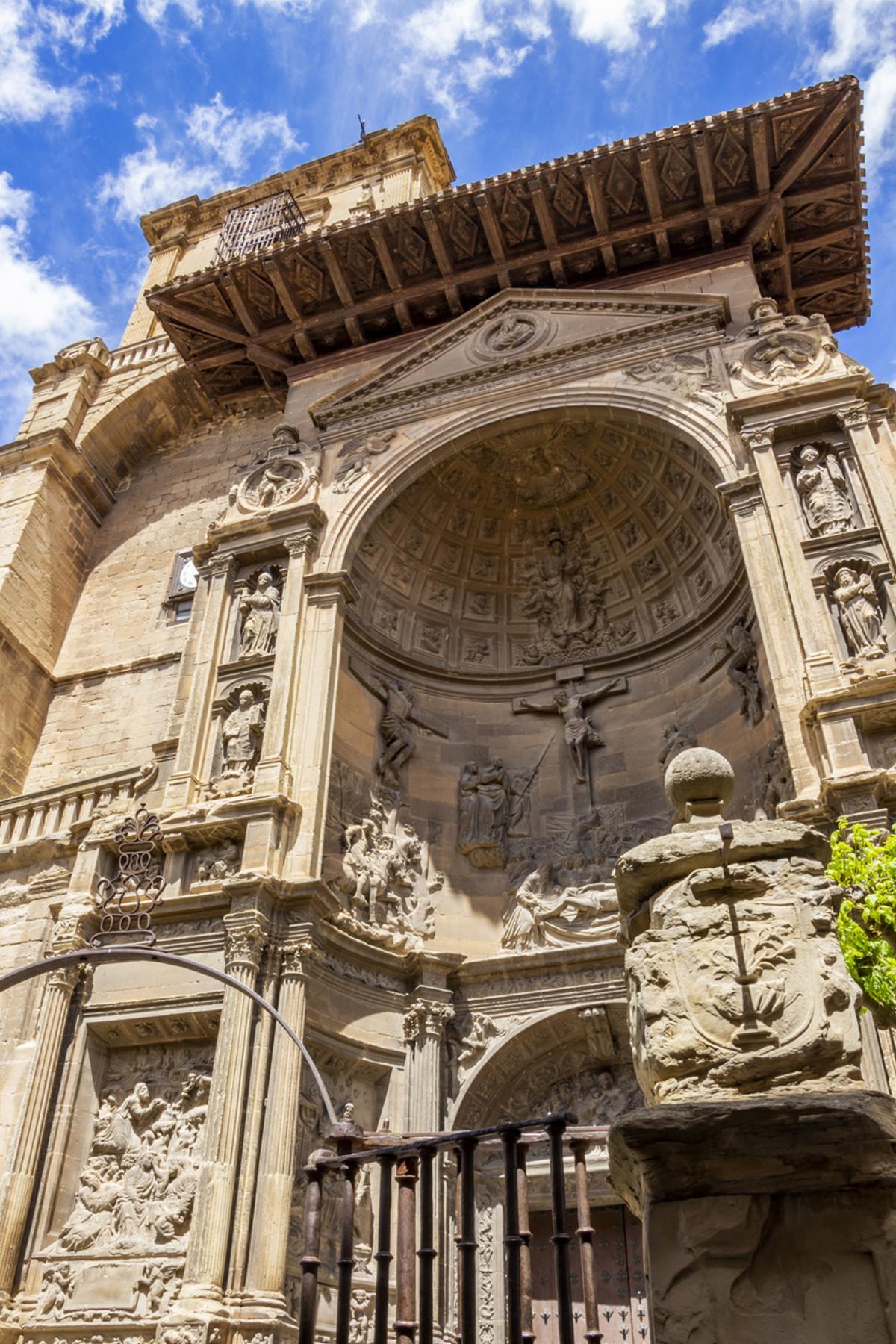 La Iglesia de Santa María de Viana, donde está enterrado César Borgia