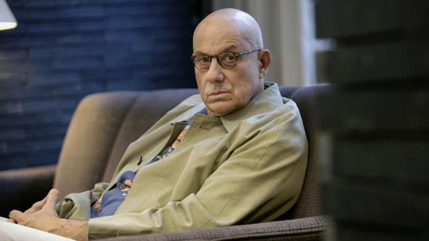 El novelista James Ellroy, ayer. // Cabalar