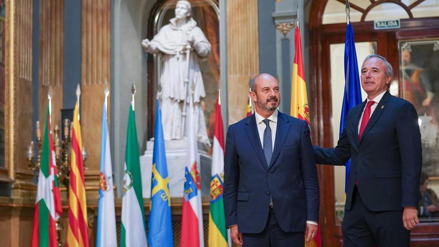 Azcón, en el Senado: "Seré un presidente rebelde frente a cualquier intento de quebrar la unidad de España"