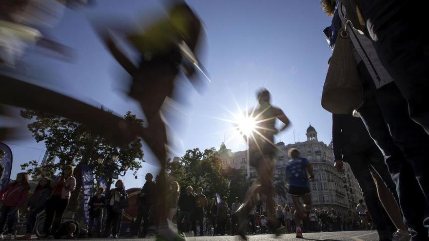 Corredores del Maratón de Valencia.