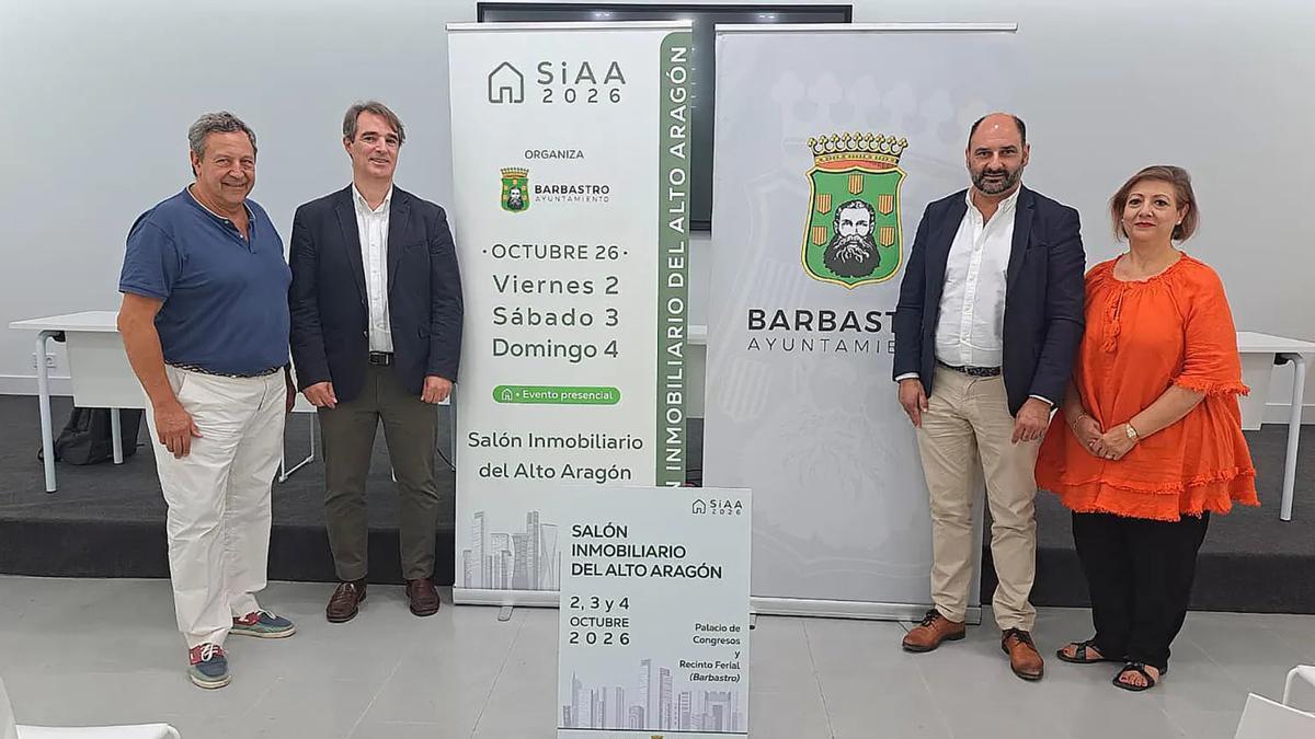 La presentación de la primera edición del Salón Inmobilario del Altoaragón.