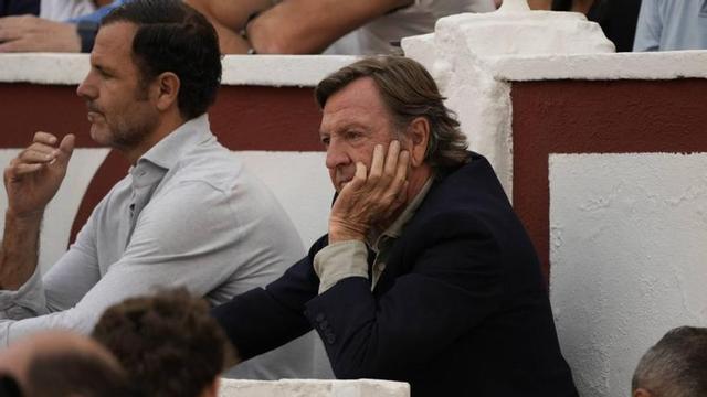 Curro Vázquez, ayer, en el callejón de El Bibio.