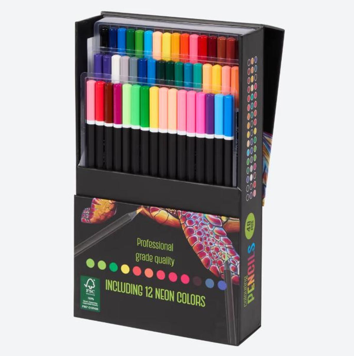 Lápices de colores.