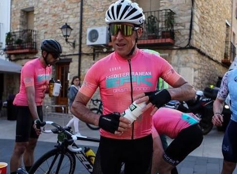 Perico Delgado participó en la Gran Fondo.