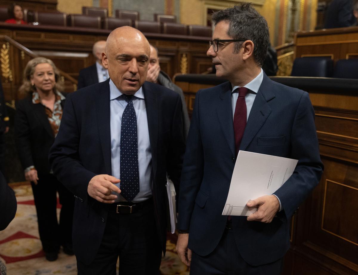 Rafael Simancas y Félix Bolaños.