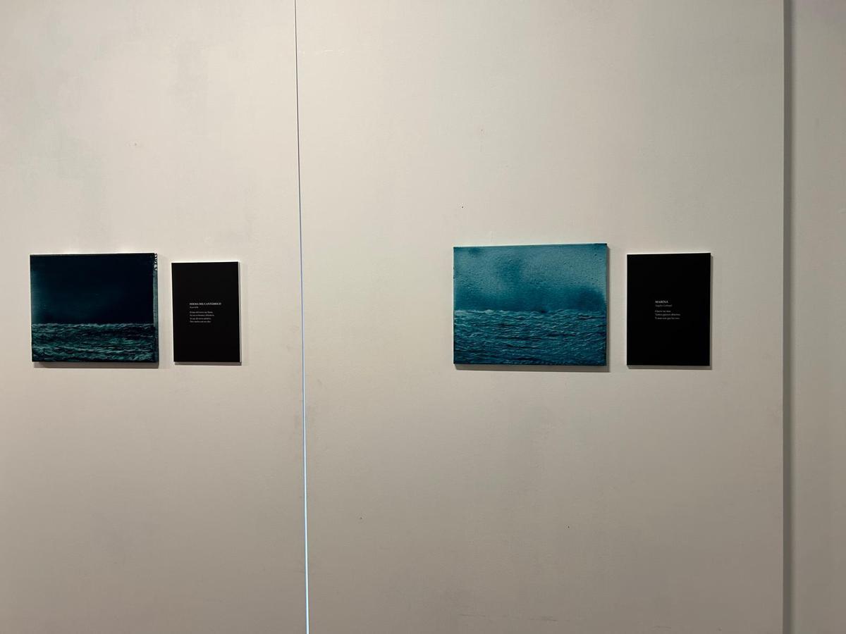 EN IMÁGENES: Inauguración en Villaviciosa de la muestra "La poesía y el mar" de Guillermo Simón