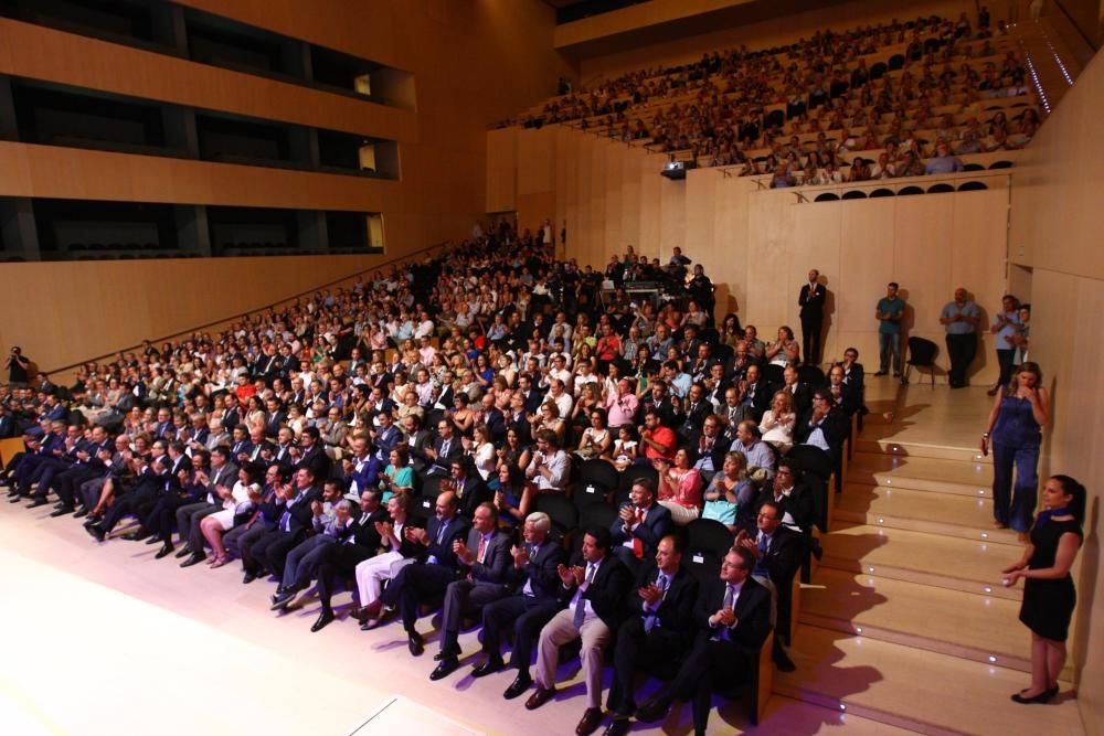 Vista general de la sala Sinfónica durante el acto Fotos: Daniel Tortajada