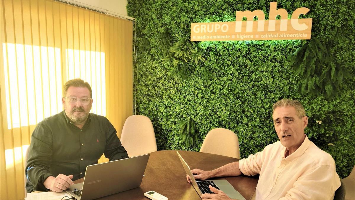 Enrique Sanz y Vicente García, socios de MHC.
