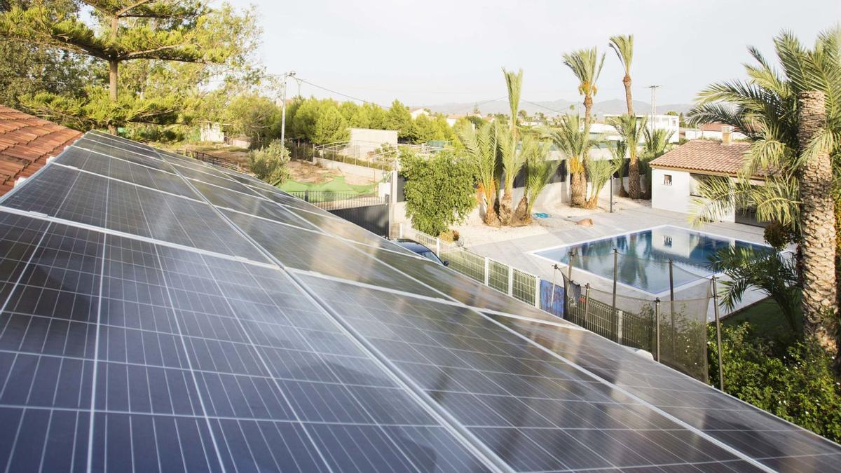 Placa fotovoltaica dedicada para el autoconsumo.