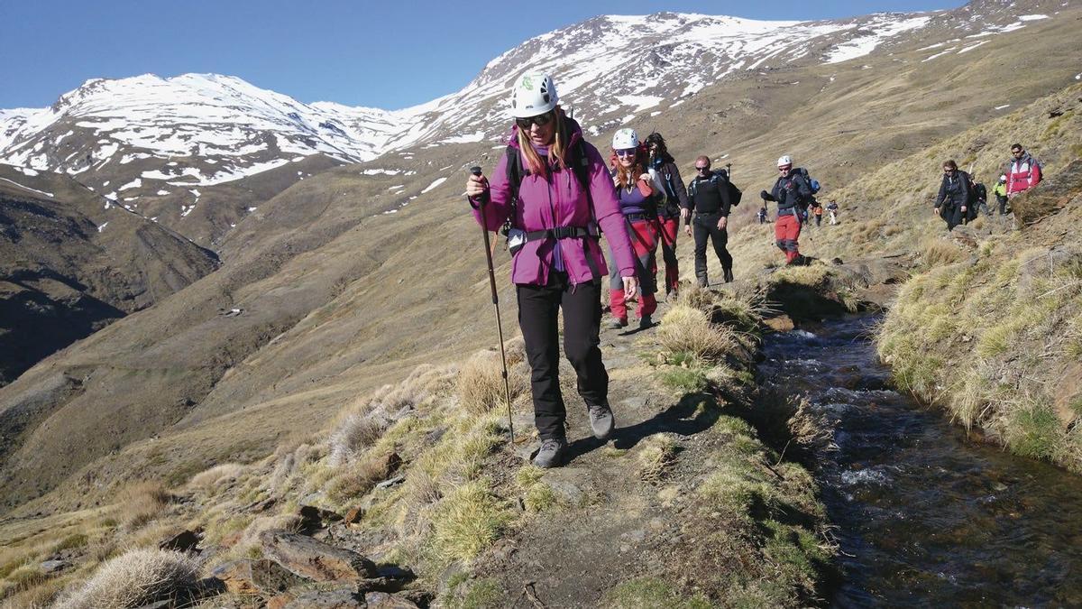 &quot;Trekking&quot; al Mulhacén, Sierra Nevada