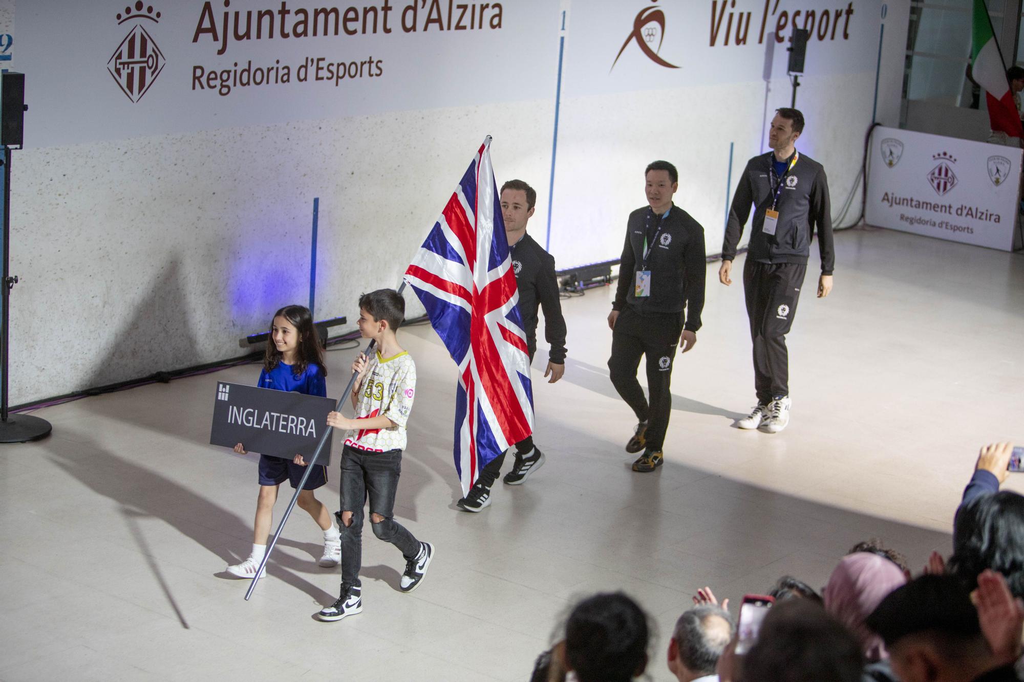 Las mejores imágenes de la gala inaugural del Mundial de Pilota de Alzira