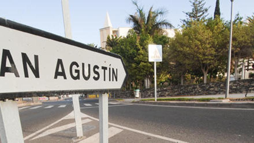 Zona de San Agustín, ayer miércoles.