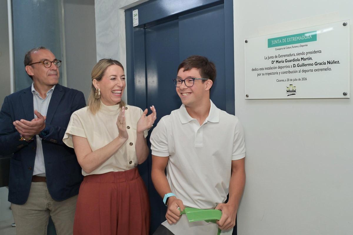 Rafa Mateos, María Guardiola y Guille Gracia.