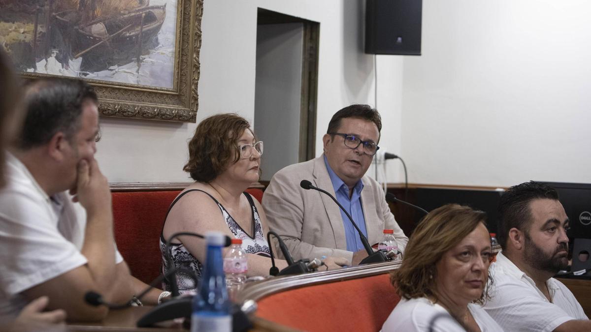 El socialista Dimas Vázquez, el día en el que perdió la alcaldía.