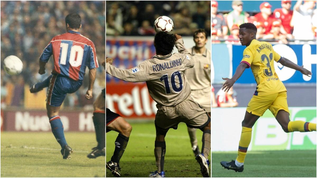 Romário, Ronaldinho y Ansu Fati anotaron en la misma portería de El Sadar