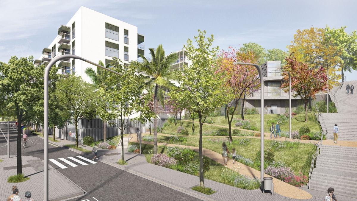 Primera fase de urbanización del entorno de la prisión