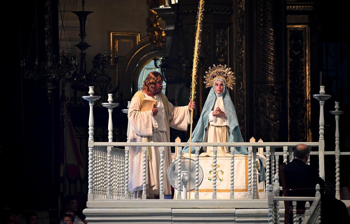 Así ha sido el tercer Ensayo General del Misteri d'Elx Así ha sido el tercer Ensayo General del Misteri d'Elx