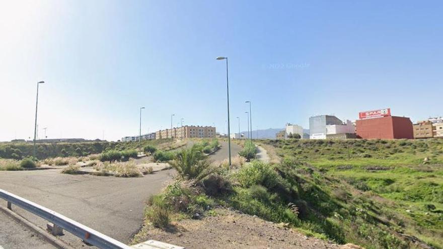 La zona de Almatriche, desde la rotonda de la GC-310, a unos 100 metros de la gasolinera de la Avenida Pintor Felo Monzón.