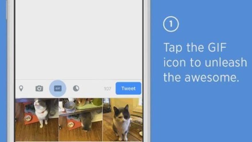 Los GIF animados llegan a Twitter