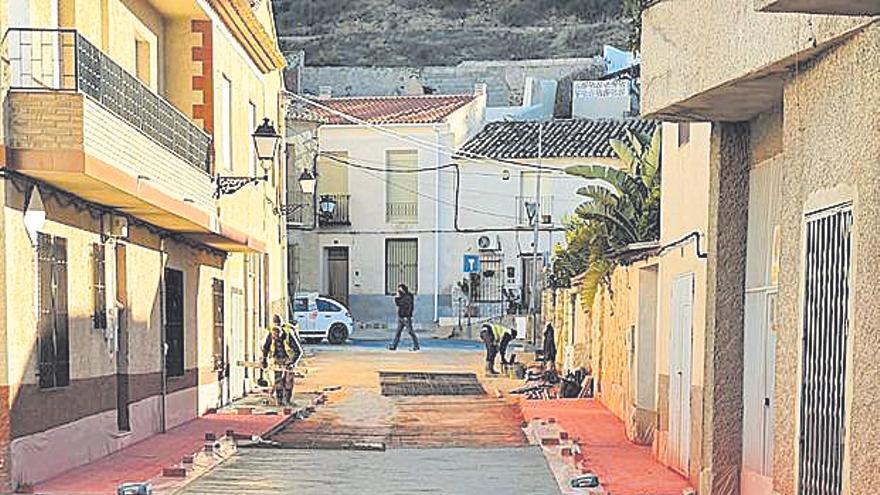 Renovación de la red de saneamiento de la calle Moisés Guillamón de Ricote