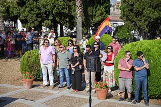 Homenaje en Badajoz a las víctimas de la Guerra Civil
