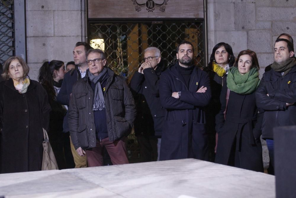 Concentració a Girona per la llibertat dels polítics presos