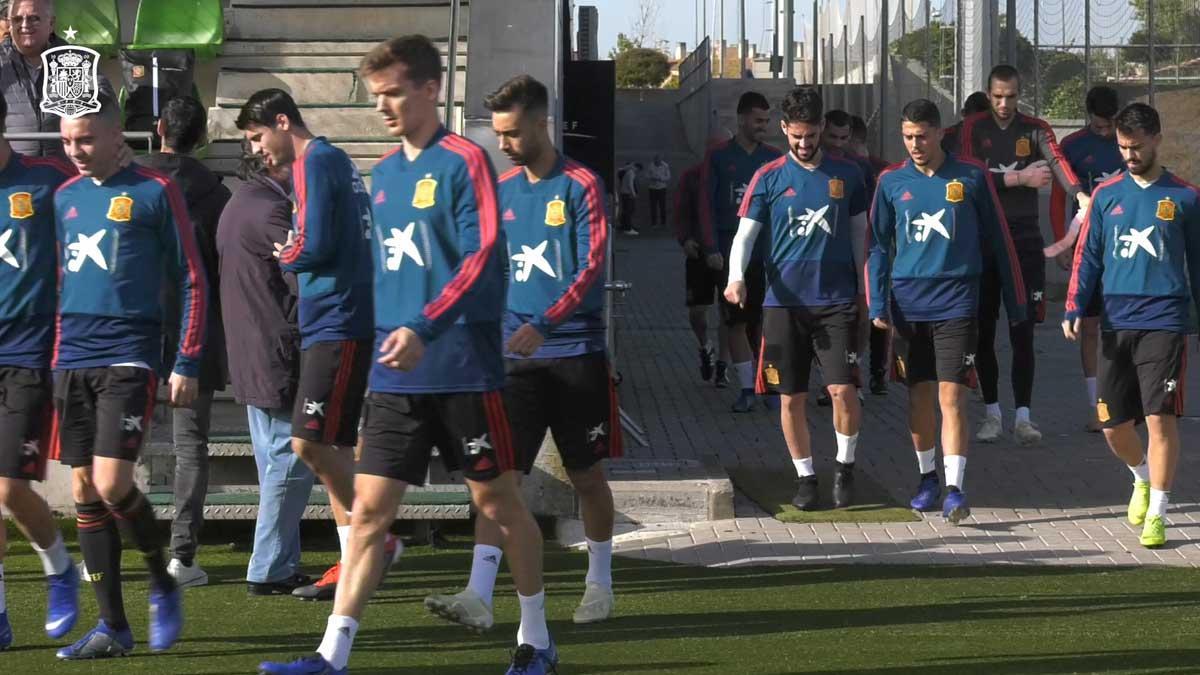 La Selección prepara el partido frente a Croacia.