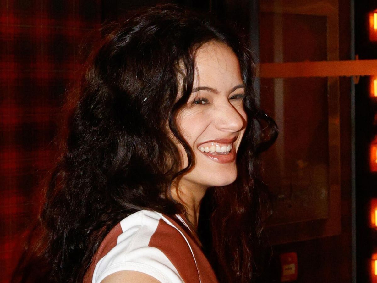 Rosalía llegando al restaurante de Dabiz Muñoz tras su último concierto en Madrid.