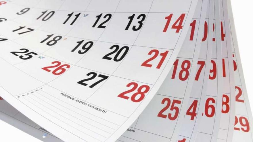 El calendario laboral de 2018 tendrá doce días festivos