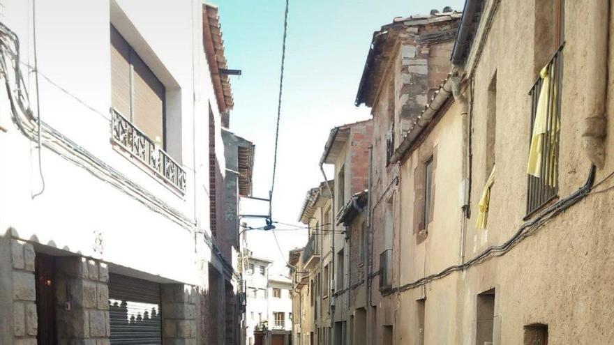 La nova imatge que presenta el carrer de Sant Pere després de l&#039;obra