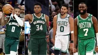 Celtics y Bucks, dos 'renovadas amenazas' para el trono de la NBA