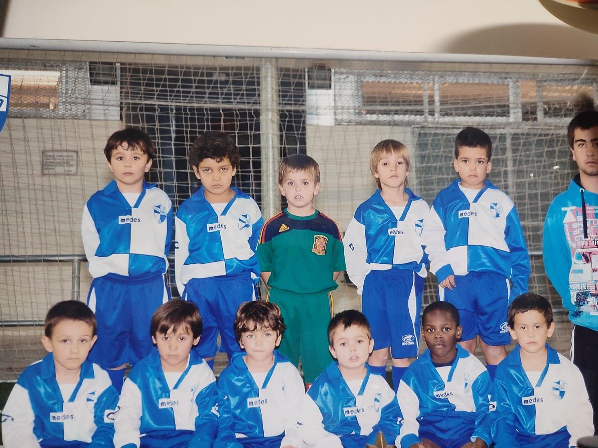 Mayenda en las categorías inferiores del CD Ebro.