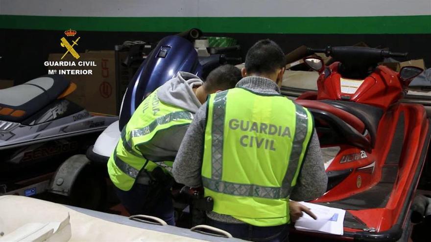 Desarticulado en Mijas un taller que desguazaba vehículos robados