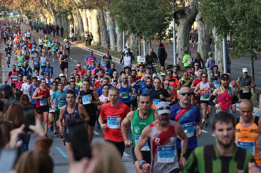 Las mejores imágenes de la Maratón de Málaga 2018