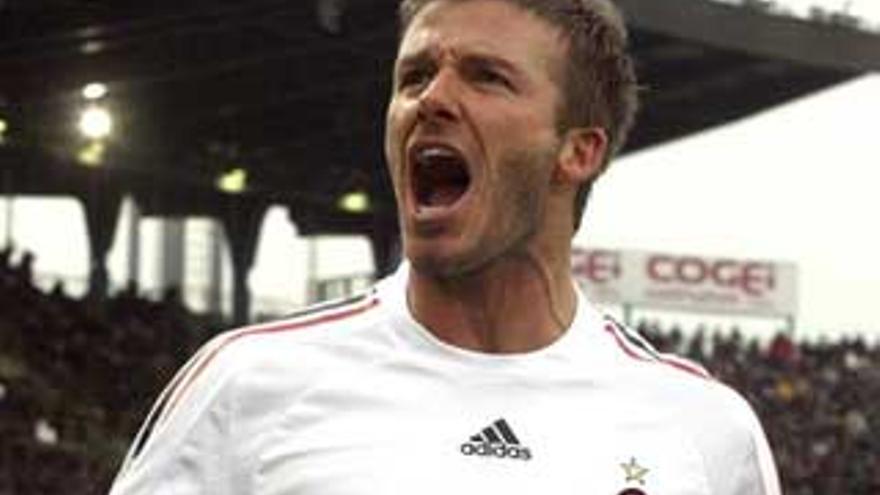Beckham sueña con quedarse en Milán